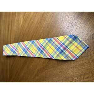 Polo by Ralph Lauren Yellow Plaid Men's Tie